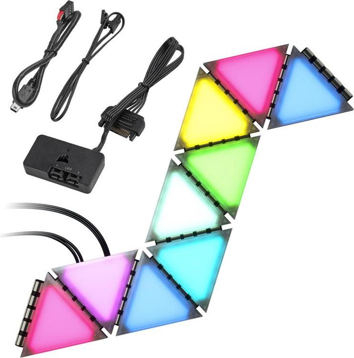 Image du produit Corsair Kit de démarrage pour étui intelligent iCUE LC100 (Multicolore)