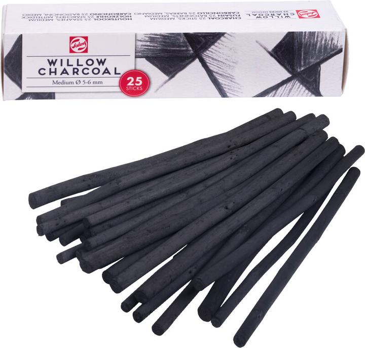 Actual product image Ingold-Biwa TALENS - Drawing charcoal (25 x)