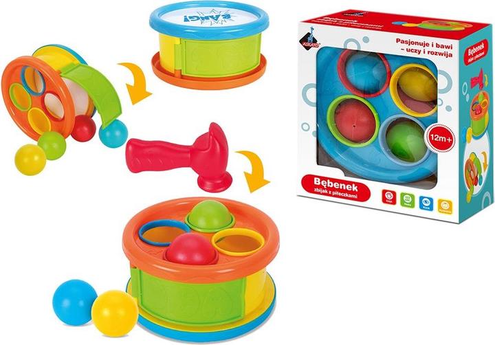 Productafbeelding Askato Trommel - trefbal met ballen