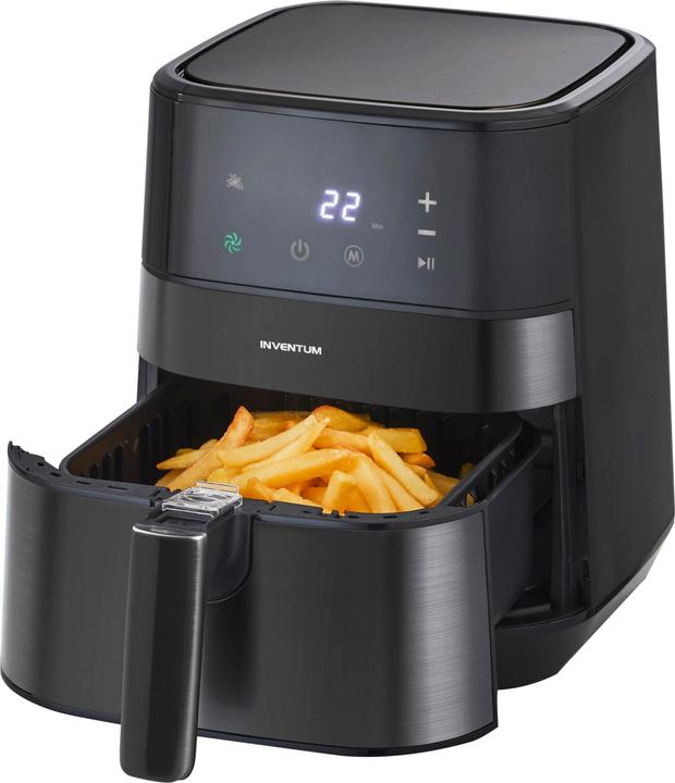 Image du produit Inventum GF350HLDB - Friteuse Hetelucht - Inhoud 3,5 liter - Zwart/RVS