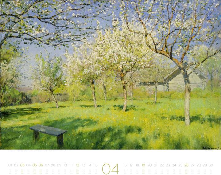 Actual product image Die Kunst der Stille Kalender 2026 (54 x 48 cm, Hardcover, French, German, English)