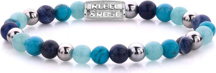 Produktbild Rebel & Rose Blue Sommer Vibes (16.50 cm, Farbsteine, Edelstahl)