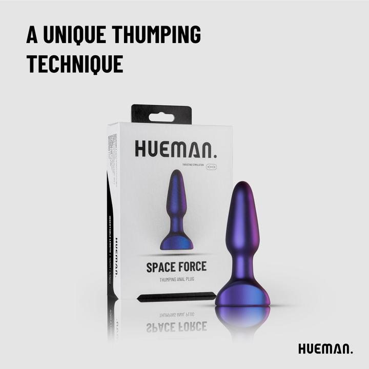 Actual product image Hueman Space Force anal plug with vibrations