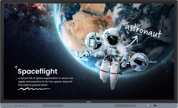 Actual product image BenQ RE8603A BLACK (3840 x 2160 Pixels, 86")