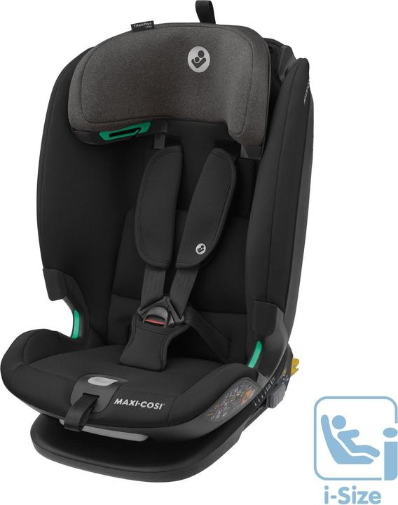 Maxi-Cosi Titan Plus i-Size Autentico Nero (Seggiolino per bambini, ECE R129/i-Size Standard)