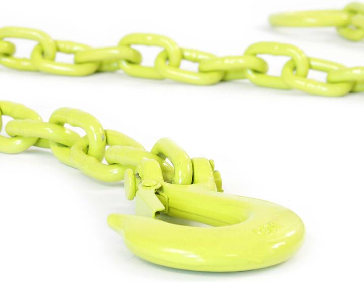 Actual product image XPOtool Forestry Logging Chain Round 1.65mx8mm w/Suspension Link Safety Choker Hooks Felling Wood