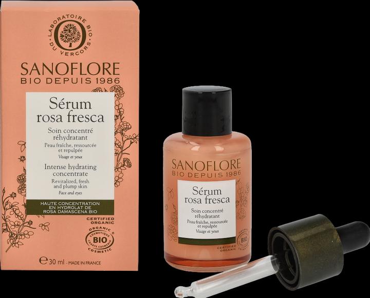 Actual product image Sanoflore Rose Fresca Re-Hydrating Serum 30ml (30 ml)