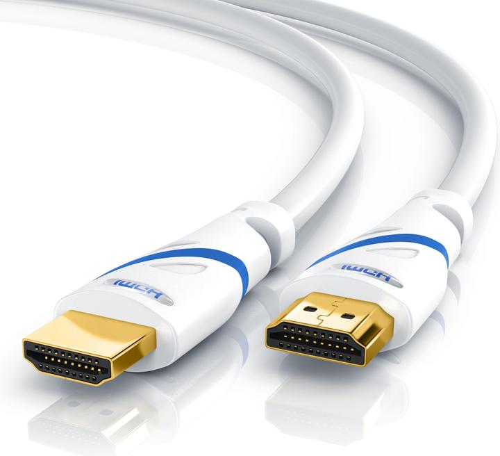 Actual product image Primewire HDMI cable 2.0b, type A, Ultra HD Highspeed 4K 60Hz, Full HD, 3D, ARC, 18 GBit/s, 3-fold shielded (0.25 m, HDMI)