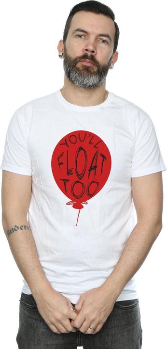 Immagine prodotto Universal Textiles Pennywise You'll Float Too Maglietta Uomo (L)