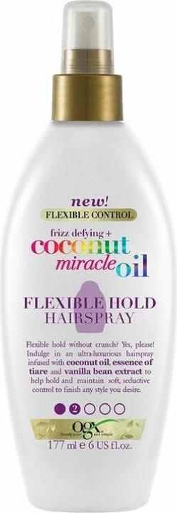 Ogx COCONUT MIRACLE OIL Spray pour cheveux à tenue flexible 177 ml (177 ml)