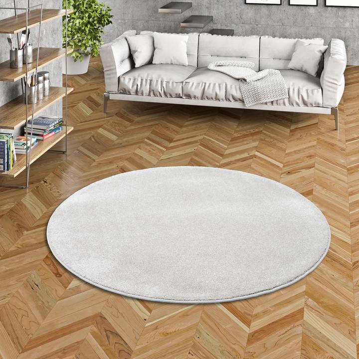 Produktbild Snapstyle Hochflor Luxus Velours Teppich Touch (Ø 100 cm)
