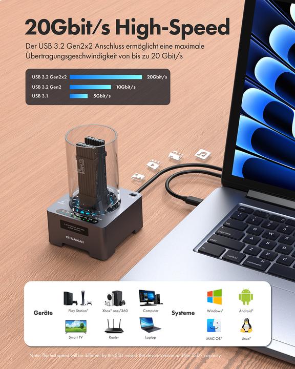 Image du produit Graugear G-M2DK-CL-20G