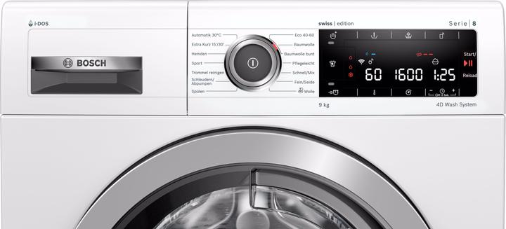 Actual product image Bosch Hausgeräte WAXH2K40CH (9 kg, Left)