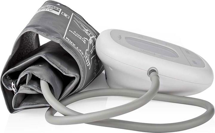 Immagine prodotto Nedis Misuratore di pressione del braccio superiore bianco (Sfigmomanometro per braccio)