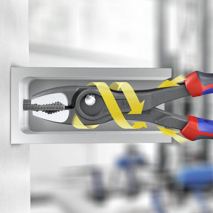 Image du produit Knipex Pince frontale TwinGrip (rouge/bleu, longueur 250mm) (250 mm)