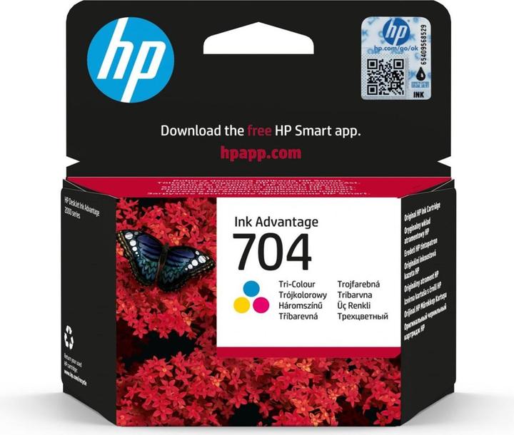 Produktbild HP 704 - Farbe (Cyan, Magenta, Gelb) - Original (M, C, Y)