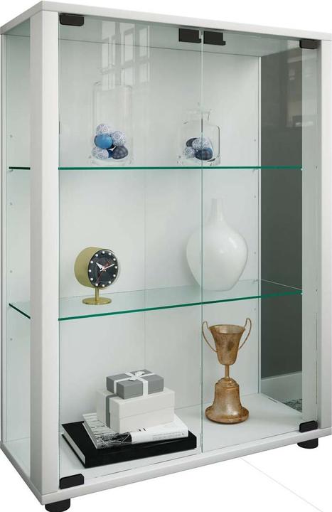 Actual product image VCM Collection stand display case wood glass Sintalo (60 x 25 x 80 cm)
