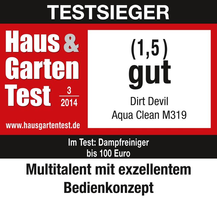 Actual product image Dirt Devil Aquaclean M319 (2.60 bar, 1500 W)