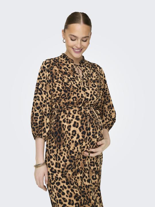 Actual product image Only Maternity Regular fit V-neckline Elasticated cuffs Balloon sleeves Short dress Dress dress (L)
