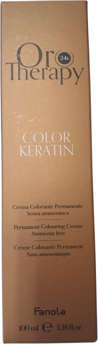 Actual product image Fanola Colour Keratin Oro Puro 11/0 Super Rubio Platino 100ml (11.0 Super Blonde Platinum)