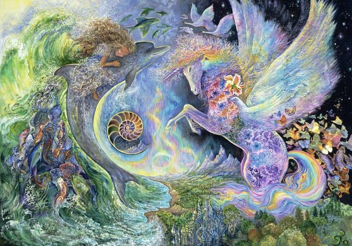 Immagine prodotto Grafika Puzzle 1000 pezzi Josephine Wall - Incontro magico (1000 pezzi)