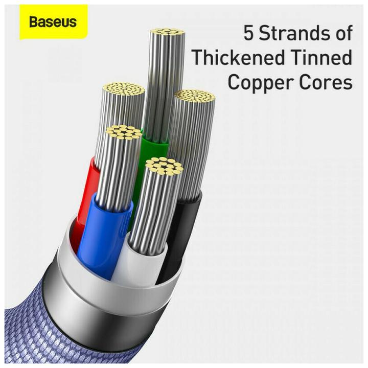 Produktbild Baseus Crystal Shine Series Fast Charging Data Cable Type-C to iP 20W 1.2m Purple (1.20 m, USB 2.0)