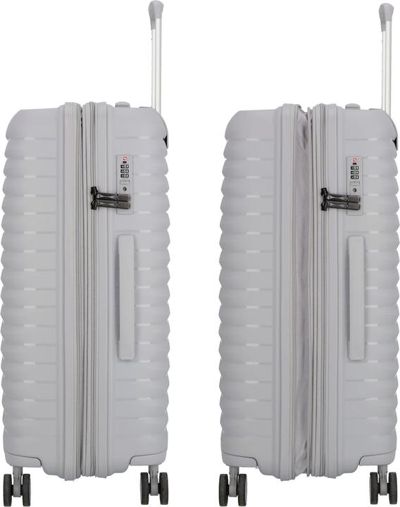 Actual product image D&N Travel Line 4500 4-wheel suitcase set 3-piece with stretch fold (205 l, XL (from 140l))