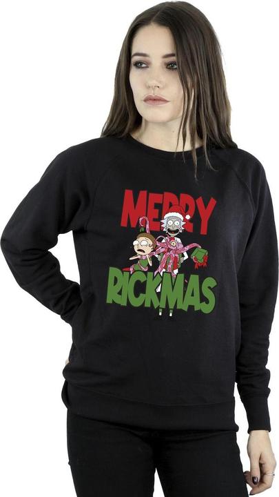Immagine prodotto Rick And Morty Merry Rickmas Felpa Donna (XXL)