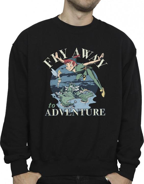 Actual product image Disney Mens Peter Pan Fly Away To Adventure Sweatshirt (XL)