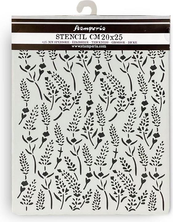 Produktbild Stamperia Schablone "Lavender", 20 x 25 cm
