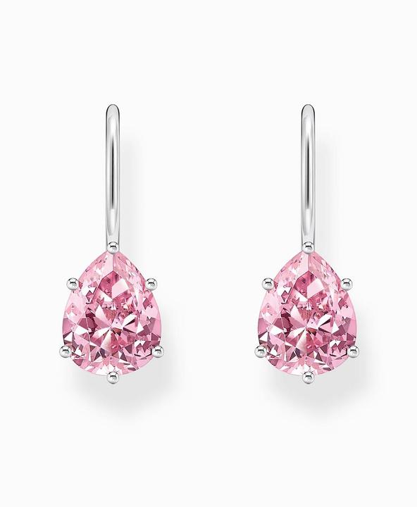 Produktbild Thomas Sabo Ohrhänger mit pinkfarbenem Zirkonia-Tropfen Silber (925er Silber)