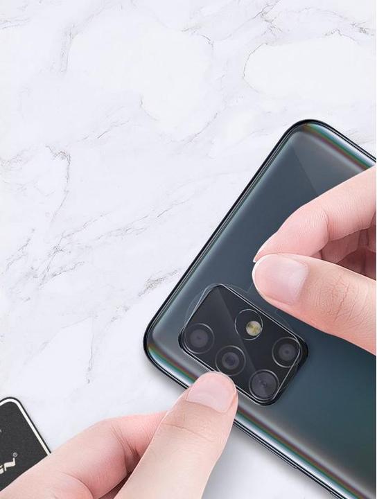 Actual product image Mocolo Kameraobjektiv – Schutzglas für das Samsung Galaxy A51 Kameraobjektiv (Samsung Galaxy A51)