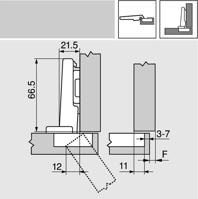 Actual product image Blum Blumotion