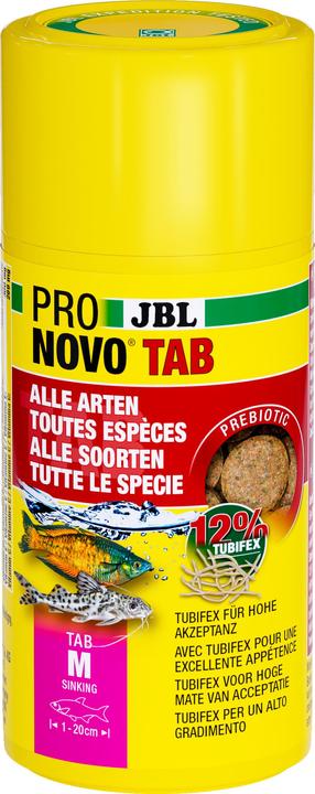 Produktbild JBL Aquaristik und Terraristik ProNovo TAB M 100ml (Zierfische, 100 ml)