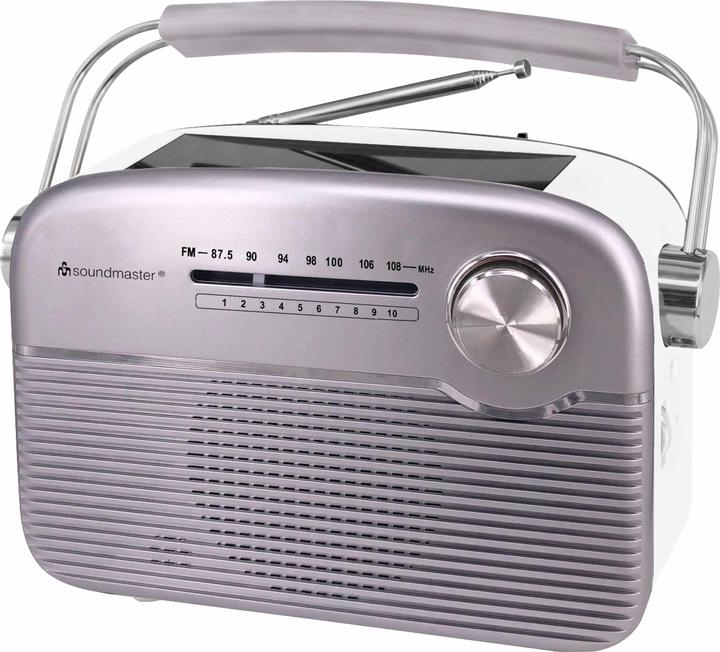 Produktbild Soundmaster UKW Radio TR480SI, mit Solarpanel, silber (UKW)