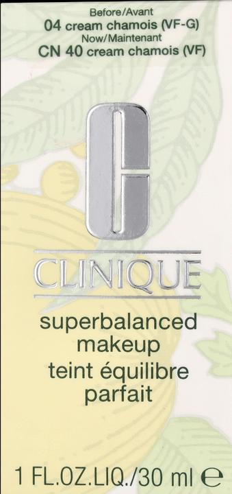 Actual product image Clinique Superbalanced (#CN40 Cream Chamois)