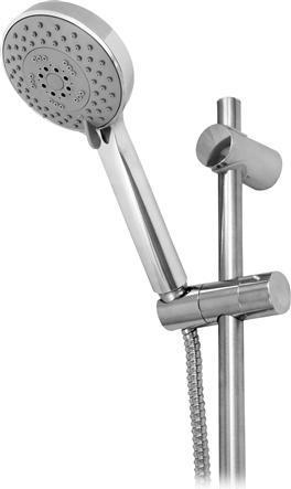 Actual product image Csdk SL Csslr Plus adjustable shower set in chrome type Mist with Self Clean hand shower with 5 spray modes