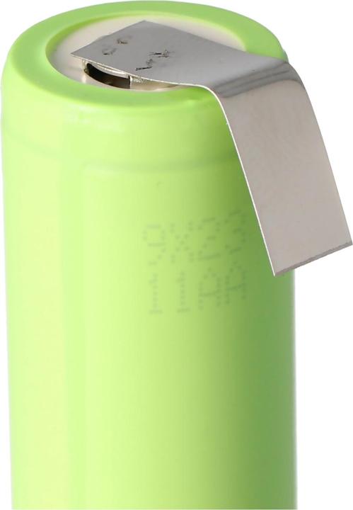 Actual product image Panasonic NCR18500A battery (solder tag U) (18500, 2040 mAh)