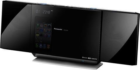 Actual product image Panasonic SC-HC55EG-K, Micro System, iPod Dock, Black (Bluetooth)
