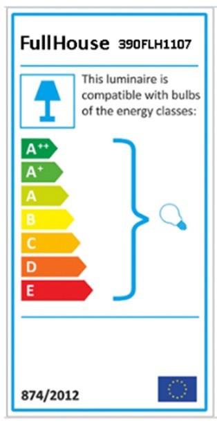 Energie-Label Opviq Lochlan (E27)