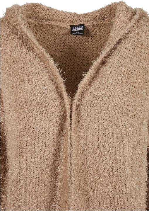 Actual product image Urban Classics Ladies Hooded Feather Cardigan (XL)