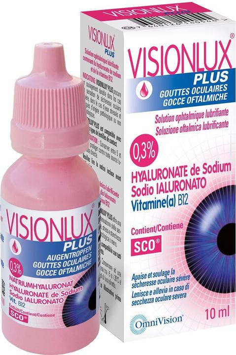 Produktbild OmniVision Augentropfen Visionlux Plus (10 ml, 10 ml Augentropfen)
