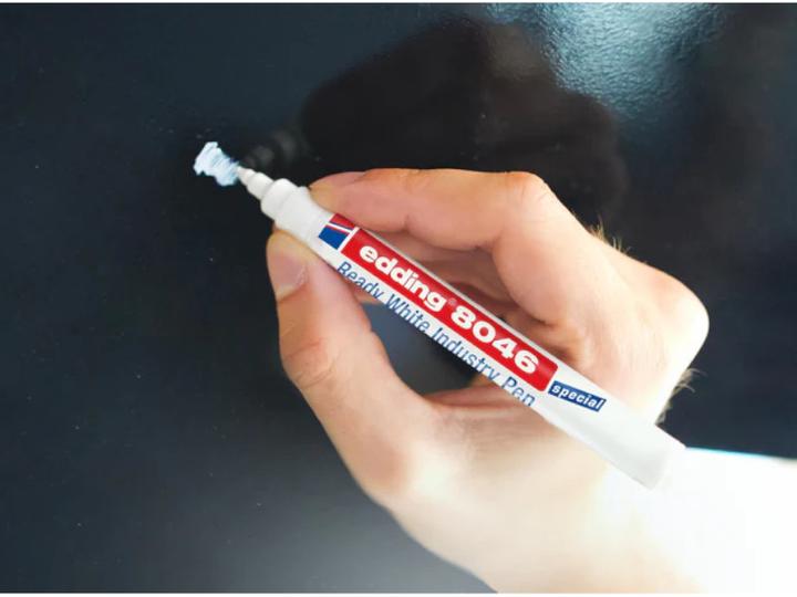 Actual product image Edding Permanent marker Ready White Industry Pen E-8046 (White, 3 mm, 1 x)