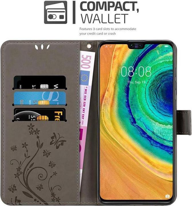 Productafbeelding Cadorabo Bloemen Boekomslag (Huawei Mate 30)