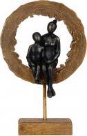 Produktbild IKO Figuren in Holzscheiben-Skulptur h=31cm b=20cm (31 x 20 cm)
