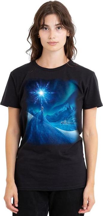 Actual product image Disney Frozen Unisex Adult Magical Light Elsa T-Shirt (XL)
