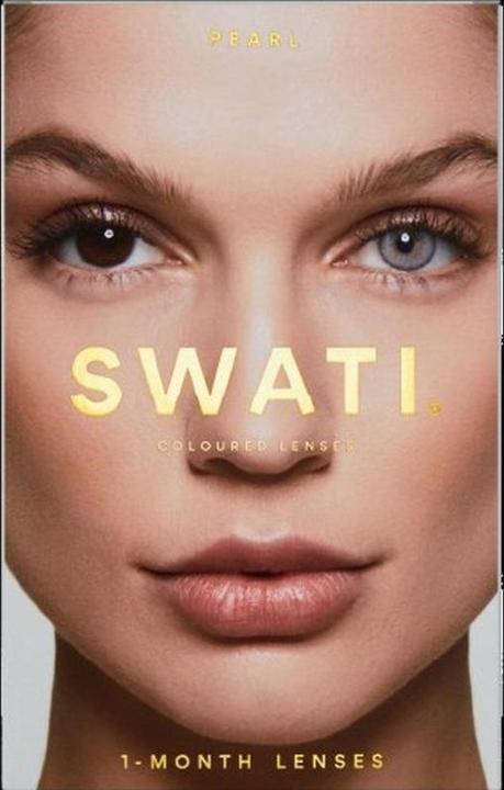 Actual product image Swati Colored Contact Lenses 1 Month - Pearl (Pearl)