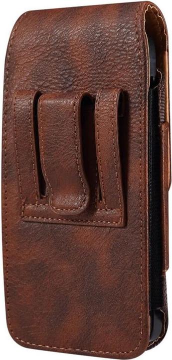 Produktbild Cover-Discount Nylon - Leder Gurttasche mit Kartenfach braun / XL