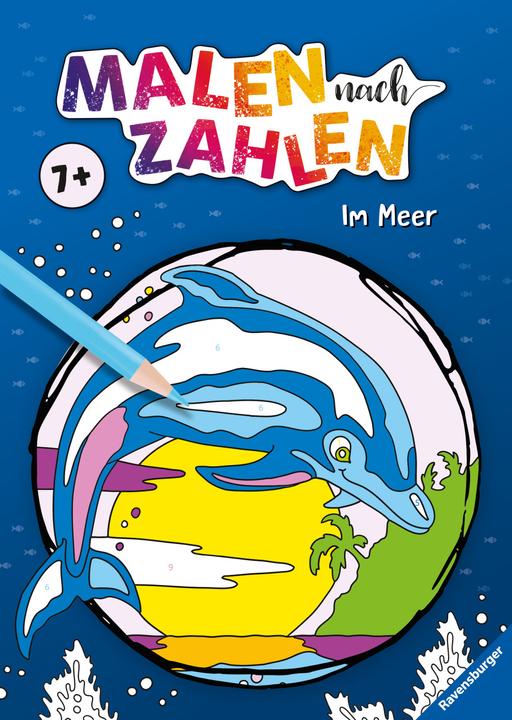 Actual product image Ravensburger Painting by numbers from 7 years: In the sea