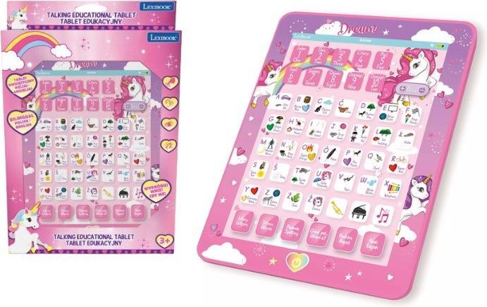 Produktbild Lexibook Unicorn bilingual talking educational tablet (Polnisch, Englisch)